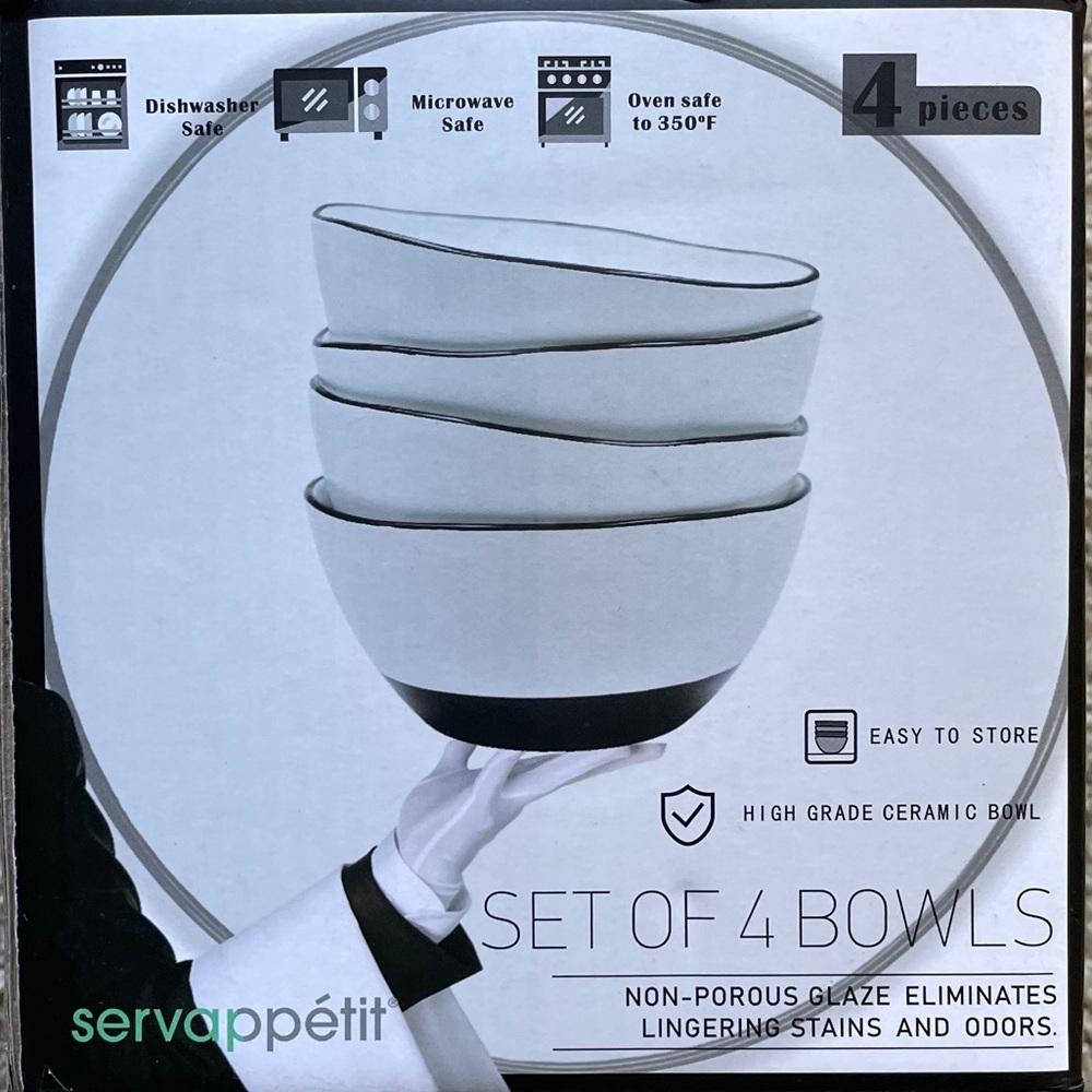 Servappetit set of 4 bowls